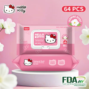 Hello Kitty Baby Wipes High Quality Non- Woven Fabric 60 sheets + 4 sheets