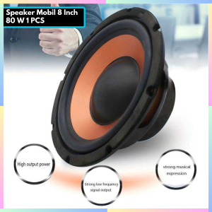 FAST DELIVERY AUTOMOTO Speaker Subwoofer Mobil Strong Full Bass Shock Magnetic Steel Mini 8 Inch