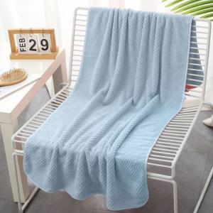 [VIDKHSY Store】2 In 1 Coral Fleece Bath Towel Face Towel Set Water Absorption Quick Drying Towel Super Soft Hand Towel
