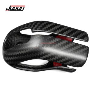 Cornerr 100% Carbon Fiber Car Interior Gear Shift Knob Cover Trim For Hyundai Kona N Elantra CN7 N Veloster N-line 2021+ Accessories T6H1N