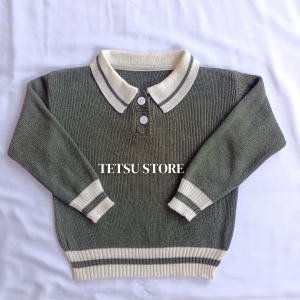 Kaos Wangki Anak / Kemeja Polo Anak / Polo Shirt Anak / Atasan Anak Cowo / Baju Wangki Anak Laki laki / Sweater Kerah Anak