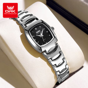 OPK Jam Tangan Wanita Terbaru 2024 Anti Air Original Asli Elegan Mewah Bercahaya Tali Jam Tangan Dari Baja Antikarat Jam Tangan Kuarsa