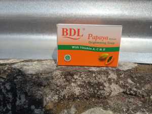 BDL SABUN PAPAYA / membersihkan wajah dan Kotoran Pada wajah / 60 gram Sedang