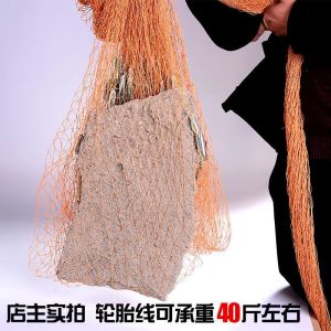 Hand cast net Traditional tire line hand cast net Old cast net Fishing net Catch net rotary net Automatic fishing net