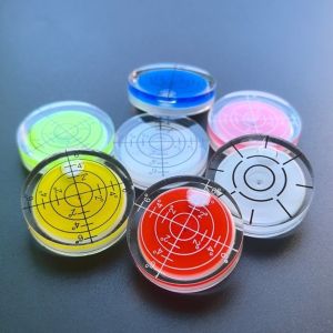 FXUP 32mm Size Mini Bubble Level Degree Mark 20°-30° Accuracy Spirit Bubble Level Professional Acrylic Material Level Measuring Tool For Surface Leveling