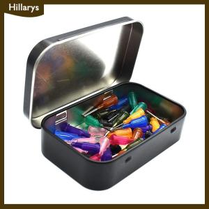 [Hillarys] Survival Kit Small Empty Metal Black Flip Storage Box Case For Key Candy