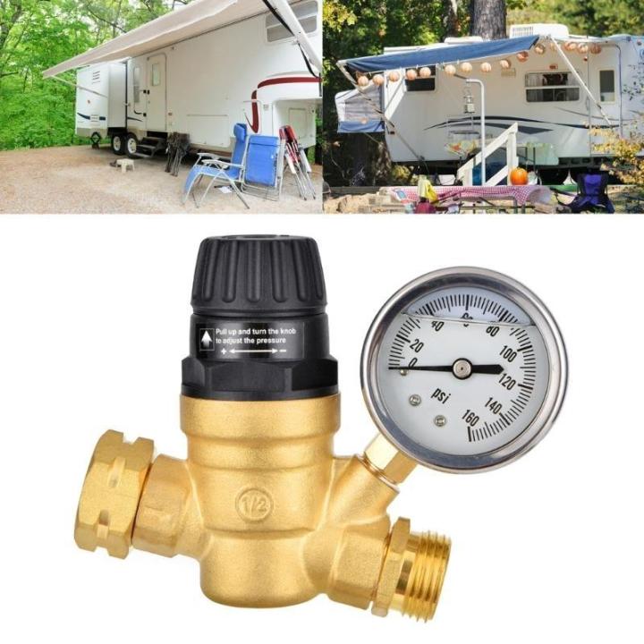 Water Pressure Regulator With Pressure Gauge, Water Filter, 1 Inch - View #4