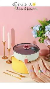 Direct Supply Multifunctional Electric Hotplate Household Takeaway Barbecue Oven Electric Oven Hot Pot Cross-Border Southeast Asian Gifts