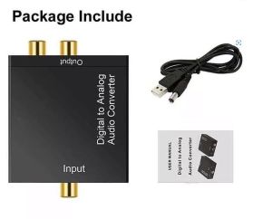 Bộ chuyển đổi Cổng quang Optical sang Audio AV - R/L Cổng 35 Hỗ Trợ Tv 4k Loại To Xịn Model 2023