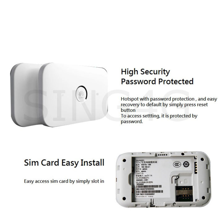 Huawei E5576 Mobile WiFi Mifi Router Modem 4G & Portable WIFI Extend ...
