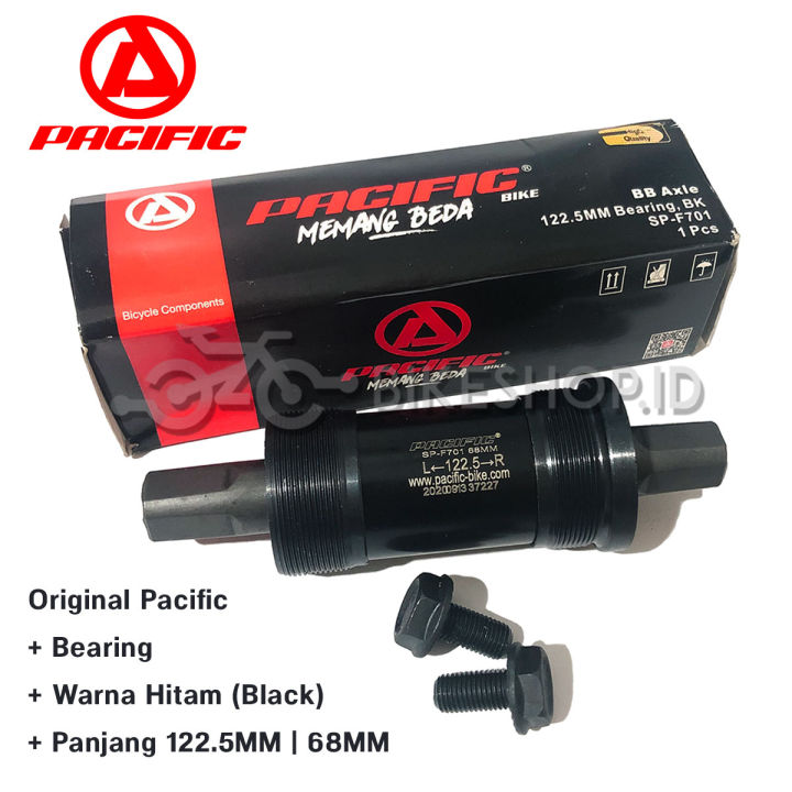 Bottom Bracket BB Axle As Gir PACIFIC Hitam High Quality