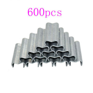 Hog Ring Plier 600pcs M Clips Staples Chicken Mesh Cage Wire Fencing Ring Plier Poultry Cage Tools Upholstery Installation Repair Hand Tools For Bird Chicken Mesh Cage Wire Fencing Fencing Railing Pliers