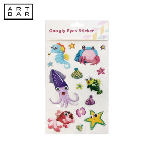 Googly Eyes Sticker Zh-Pg01 Sea Creatures - Art Bar