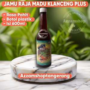 Jamu Cap Raja Madu Klanceng Plus Asli Manis 600ml Pegal Linu Asam Urat Nyeri Sendi Badan