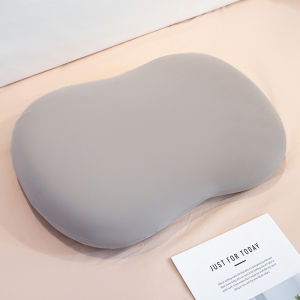 Cat Belly Ice Silk Memory Foam Pillow Soft Noncollapsing Zoned Neck Sleeping Pillow