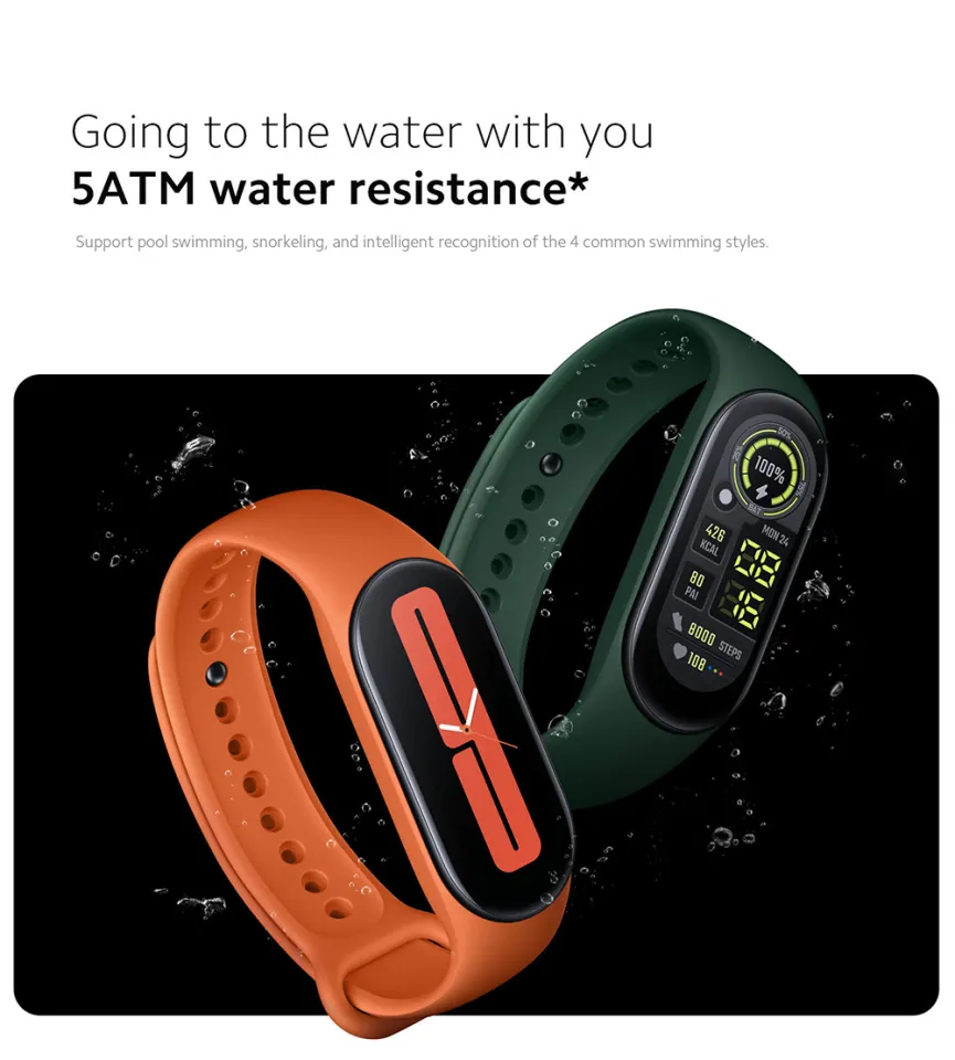 Xiaomi Mi Band 7 Smart Bracelet Bluetooth 5.2 VO2 Max Sport Analysis 1.62 AMOLED 120 Workout Modes 5 atm Waterproof Smart Band Lazada Singapore