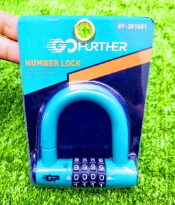 Ổ Khóa 4 Số Chữ U Chất Liệu Thép Không Rỉ Cao Cáp GF