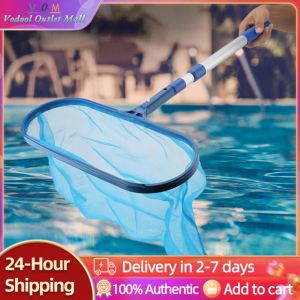 Durable Swimming Pool Skimmer Net with Extendable Pole for Quick and Easy Leaf and Debris Collection