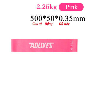 Dây Miniband cao su kháng lực Aolikes hỗ trợ tập mông chân hiệu quả