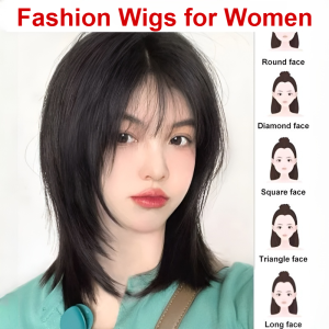 Hair Decoration Snapback Wig Headgear Hide Gray Hair Fluffy not Picking a Face Shape Youthfulness