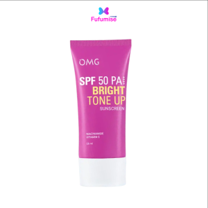 OMG Oh My Glow Bright Tone Up UV Barrier Sunscreen SPF 50 PA++ 25ml | Mencerahkan | Melindungi UV | FUFUMISE
