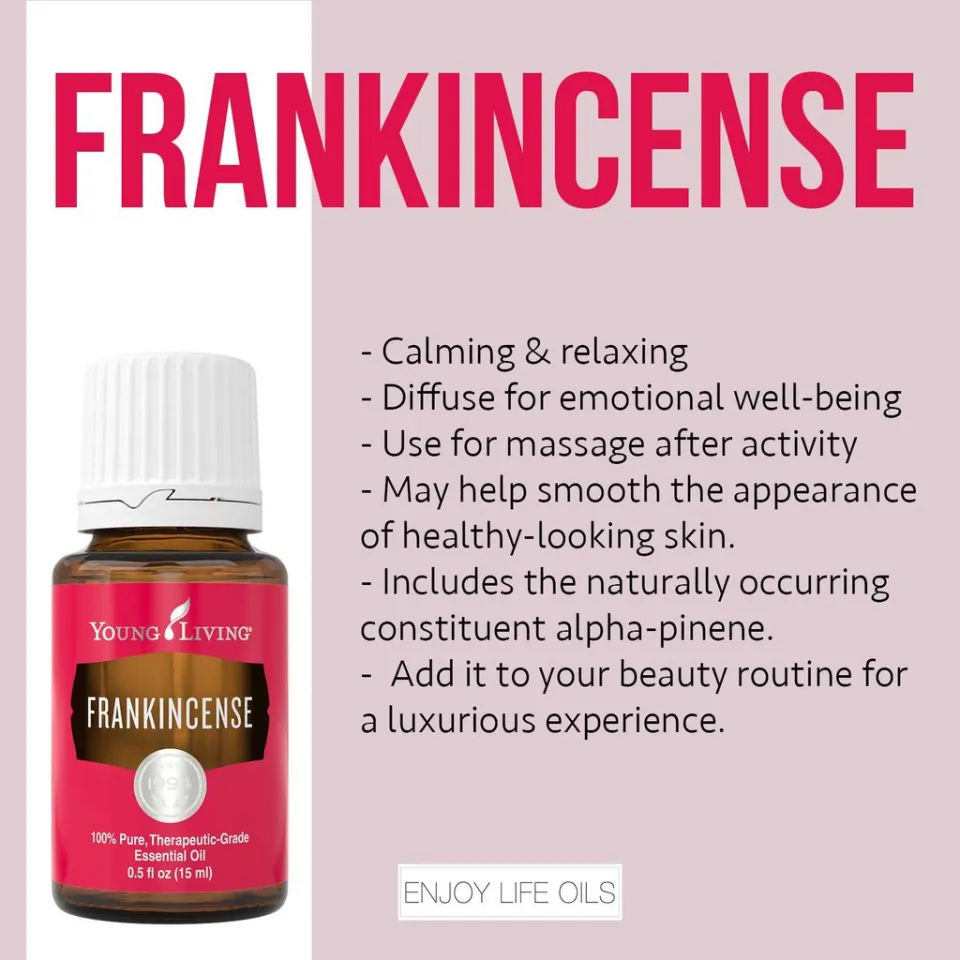 100% Original Young Living FRANKINCENSE Pure Essential Oil Blend