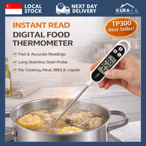 🇸🇬SG Ready Stock🇸🇬 Digital Food Thermometer Instant Read Kitchen BBQ Milk Cooking Thermometer Waterproof