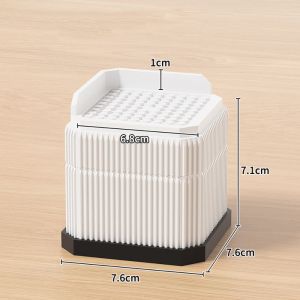MAKERVY Heavy-Duty Furniture Foot Pad Adjustable Non-slip Bed Lifter High Quality Square Bed Lifts Risers Desk Sofa Chair Legs