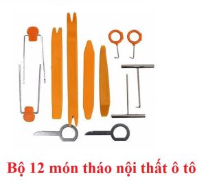 Bộ dụng cụ tháo đồ nhựa nội thất ô tô 12 món
