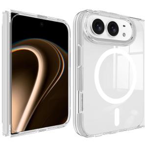Luxury Magnetic Wireless Charge For Magsafe Case for IPhone Duo Transparent Back Cover
