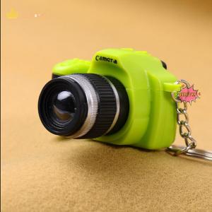 illusory น่ารักมินิของเล่นกล้องเสน่ห์พวงกุญแจที่มีแฟลชแสงและเสียงของขวัญ
