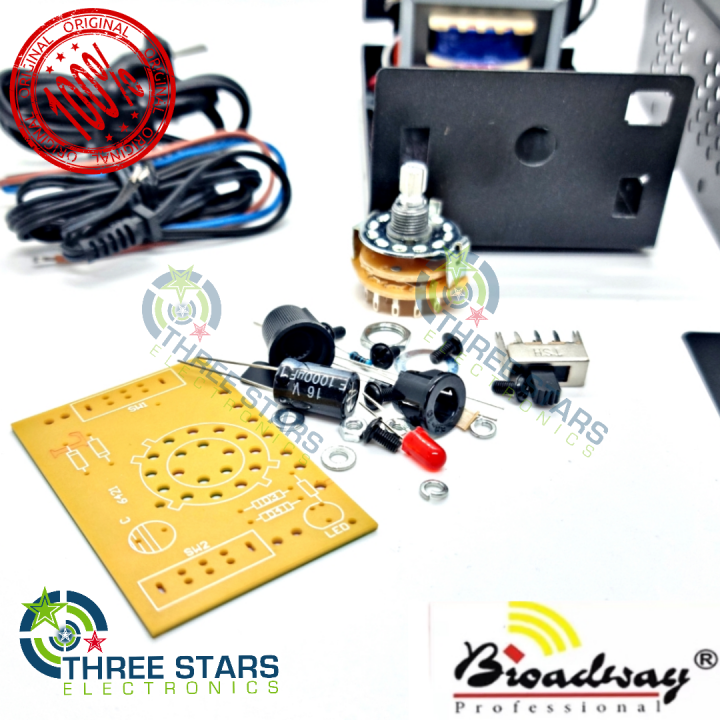 Broadway Power Supply Kit 750MA 3v12V DIY Power Supply Kit Heavy Duty