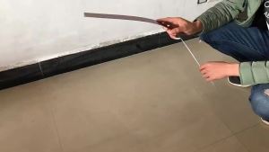 MSK Striped Design Mirror Stickers Self Adhesive Removable Acrylic Mirror Sheets Wall Decals