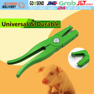 [Ready Stock] Kualitas Tinggi Aplikator Eartag Ear Tag Applicator Domba Kambing Sapi Babi Ternak Tang Applikator
