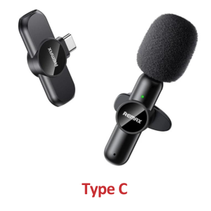 [LiveStreamer Selection Remax] K09 Ryusic Series One-to-Two Live-Stream Wireless Microphone For IPHONE / TYPE C