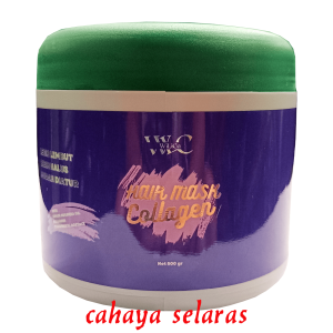 HAIR MASK COLLAGEN WILICA 500GR | PERAWATAN RAMBUT RONTOK DAN MUDAH PATAH