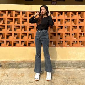 SISTERJEANS - Celana Cutbray Jeans Wanita High Waist Softjeans Stretch Panjang Premium [CELINA]