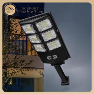 【HRFS】 LED Dusk To Dawn Flood Light W/ Motion Sensor and Remote Waterproof Solar Flood Lamps for Yard Entryway Garage Porch
