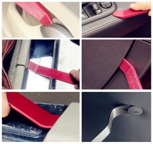 [FREE SHIP] Bộ dụng cụ 4 thanh nhựa (màu nâu) tháo gỡ nội thất ô tô giá rẻ chất lượng.