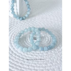 DA CRYSTAL Sky Aquamarine Crystal Bracelet | Natural Crystal Bracelet in Malaysia