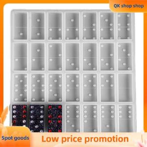 ✨QK shop✨ Silicone Dominoes Game Toy Making Mold Resin Epoxy Craft DIY Mould Casting