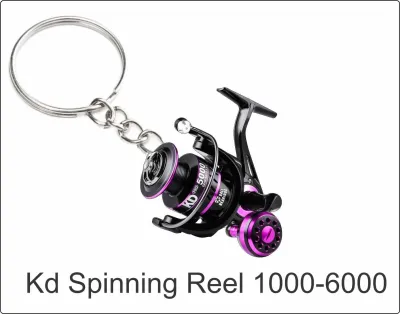Kd Spinning Reel 1000-6000 fishing reel 2d keychain