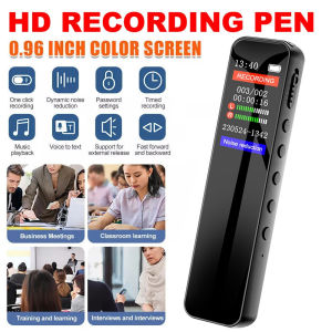 In Stock Mini Digital Voice Recorder Professional Dictaphone Voice Activated Audio WAV/MP3 Player for Long-Time Meetings