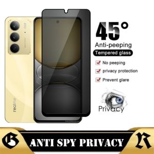 PROMO Tempered Glass Layar Privacy REALME C75 Anti Gores Kaca Spy 9D Full