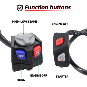 1 Set(R+L) Motorcycle Handle Switches Suitable For KTM 125/200/250/300/350 EXC Motorcycle Kill