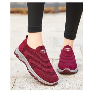 Gypsy - Sepatu Wanita Tanpa Tali Bahan Rajut Sneakers Cewek Import Sport Olahraga XP31