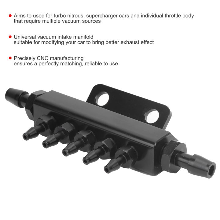 Universal Vakuumkrümmer Aluminium - Für Turbo & Boost Controller