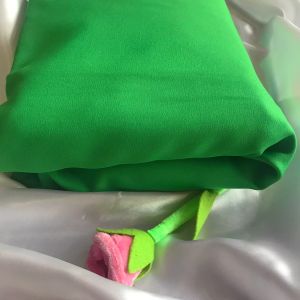 ผ้าทำฉากถ่ายรูป ผ้าเมตรเนื้อดี ผ้าเมตรทำฉากถ่ายรูป ทิ้งตัวอย่างดี สีเขียว ราคาขายเมตรละ 80 บาท หน้ากว้าง 1.5 เมตร