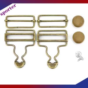 Sporter สายรัดแบบหนีบผ้าดันกันรอยพร้อมกระดุมชุดกางเกงยีนส์สำหรับแจ็คเก็ตผ้ายีนส์อุปกรณ์เย็บผ้าแบบ DIY สำหรับบ้าน