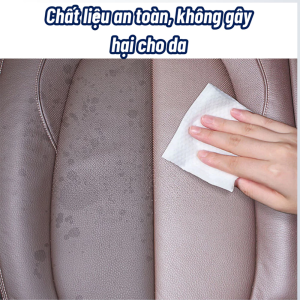 Khăn Ướt Lau Nội Thất Ô Tô Làm Sạch & Bảo Vệ Bảo Dưỡng Và Làm Bóng Nội Thất Ô Tô Vệ Sinh Đồ Da Khăn Lau Đồ Da An Toàn